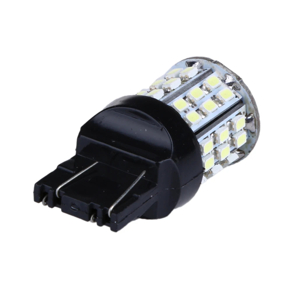 10-2pcs T20 W21W 7443 7440 LED 64-SMD 1206 LED for Car Bulbs 12V Brake Signal Lamp Brake Reverse Parking Light 64-SMD White