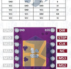 5.5v-28v TMC2130 TMC2209 compatible stepper motor silent driver module 256 subdivision replaces TMC2208 A4988