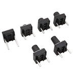 20/50/100 Pcs Micro Tactile Switch Momentary Tact DIP Switch 2 Pin 6 X 6 mm Micro Touch Push Button Switch High 5 mm 6 mm 7 mm 8
