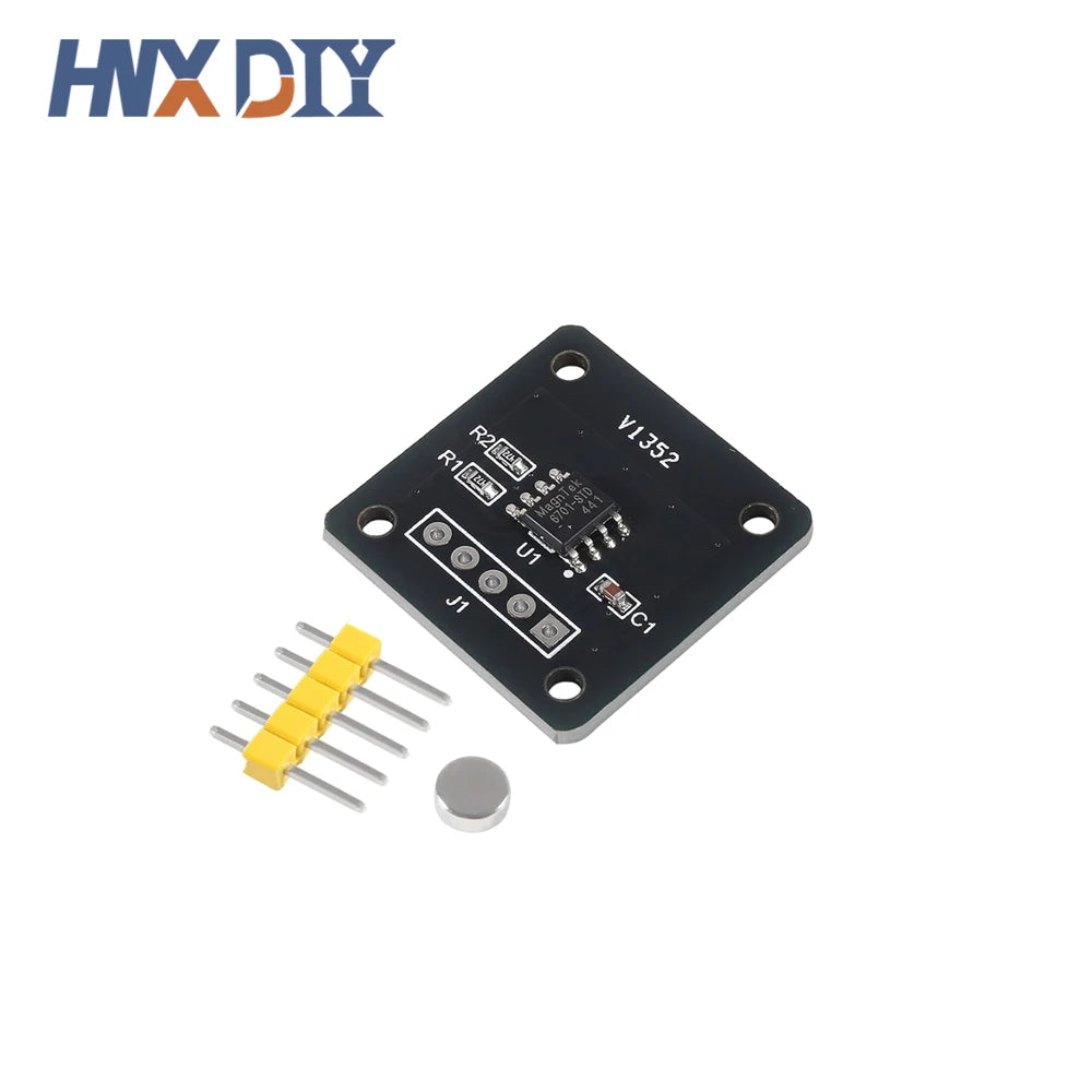 1/5/10pcs MT6701 Magnetic Encoder Magnetic Induction Angle Measurement Sensor Module 14bit High Precision Replacement AS5600