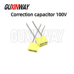 20pcs Correction capacitor 100V 1NF 1.5NF 3.3NF 10NF 12NF 15NF 330NF 470NF 680NF 1UF Polypropylene Safety Plastic Film