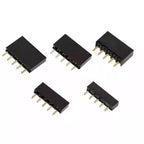 100Pcs 2.54mm PH3.5/5/5.7/7.1/8.5mm Straight 1X40P Single Row Gold-plated Rohs PCB Connector Female Pin Header Socket