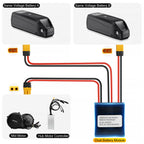 Mini Electric Bicycle Dual-Battery Discharge Converter Connection Adapter, Voltage Range 10 - 100V, Anderson/XT60/XT90 Connector