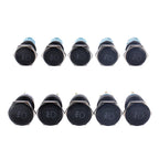 1PC Fog lamp LED Momentary Fixation locking waterproof 16mm 19mm Metal Push Button Switch 3V 5V 12V 24V 220V symbol customized