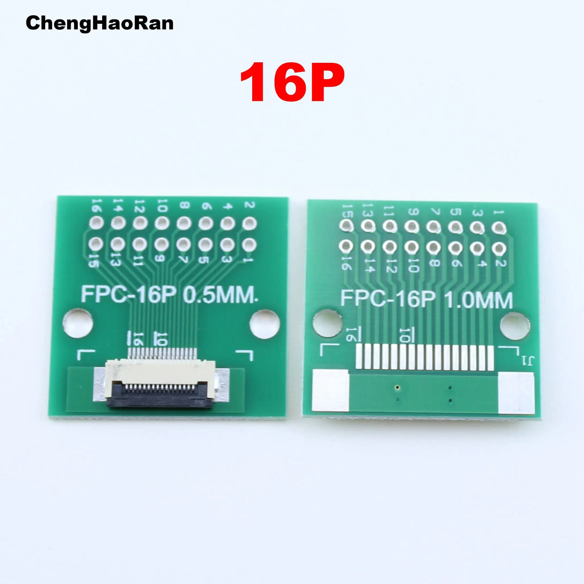 1pcs 4P 6P 8P 10P 12P 14P 15P 16P 18P 20P Test Board Adapter Double Rows Plate Connector 2.54mm 0.5mm Flip FPC Soft Flex Cable