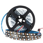 5V RGB Colored Light RGBIC 5M WS2812B 5050 Smart Waterproof LED Strip Individually Addressable IC 30/60/144Pixels/Leds/m Light