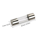 100/72pcs Car Fast-blow Glass Fuses Car Glass Tube Fuses 0.2-20A 0.5-30A Assorted Kit for Car Light Inflator Vacuum Cleaner