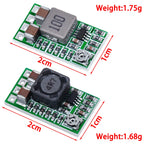 10PCS Mini DC-DC 12-18V To 5V 3A Step Down Power Supply Module Voltage Buck Converter Adjustable 97.5% 1.8V 2.5V 3.3V 5V 9V 12V