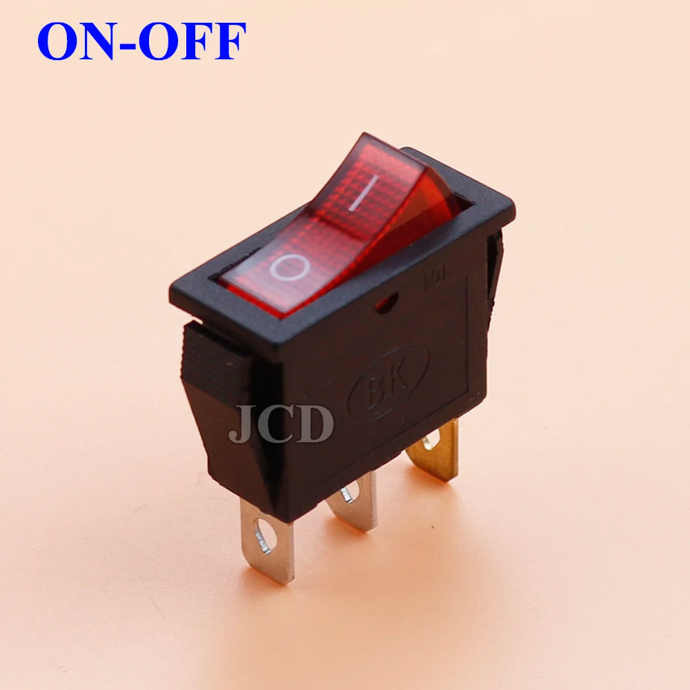 1 Piece KCD4 KCD3  6PIN 3PIN 16A 250V 20A 125V Double Light Switch Rocker Switch Waterproof ON-OFF  Boat Power Switch