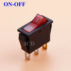 1 Piece KCD4 KCD3  6PIN 3PIN 16A 250V 20A 125V Double Light Switch Rocker Switch Waterproof ON-OFF  Boat Power Switch