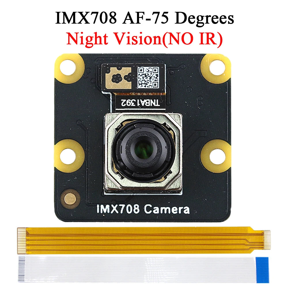 12MP IMX708 Camera Module Auto Focus Night Vision 75 120 Degree For Raspberry Pi 5 4 4B 3B+ ZERO 2 W CSI 22Pin 15Pin HD Webcam