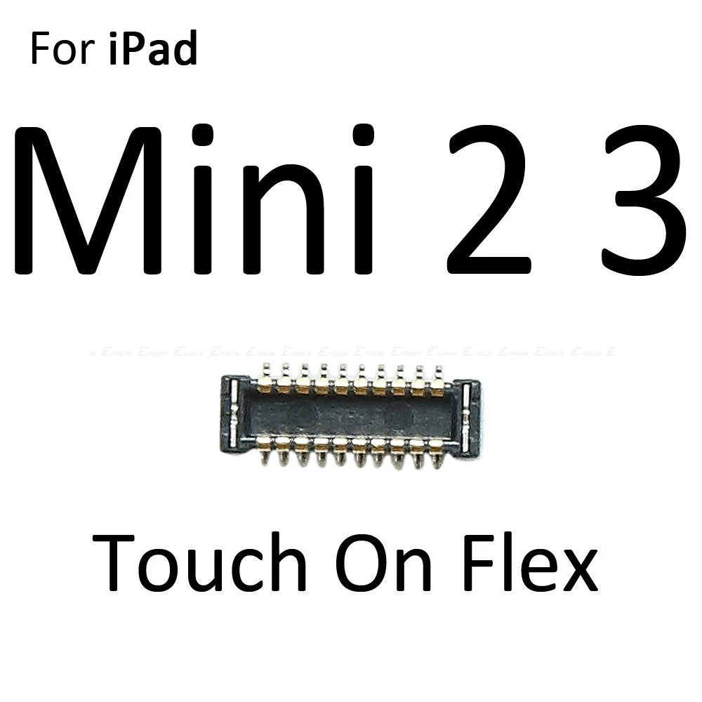 FPC Connector For iPad mini 1 2 3 4 5 Lcd Digitizer Touch Screen Connector Clip On Motherboard Main Board Flex Cable