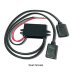 12V 24V to 5V 3A Charging Converter DC to 5V Step Down Converter with Female/MICRO/TYPE C/MINI USB for Car Motorcycle