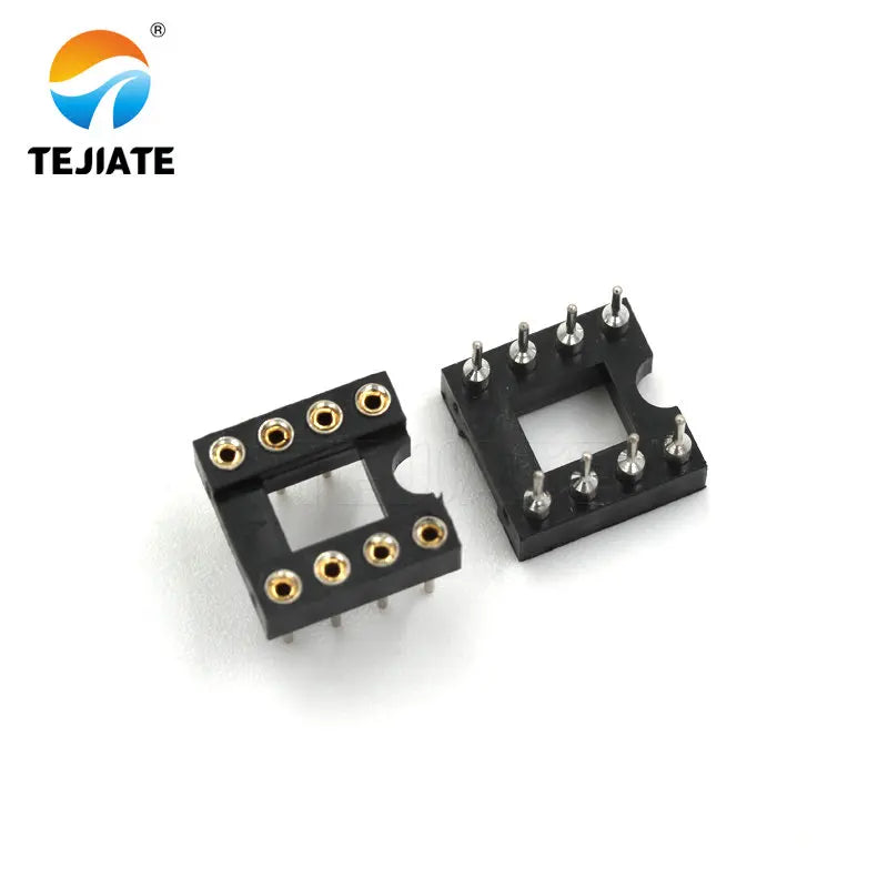 10PCS IC Sockets DIP6 DIP8 DIP14 DIP16 DIP18 DIP20 DIP24 DIP32 DIP28 DIP40 pins Connector DIP Socket 6 8 14 16 18 20 24 28 40Pin