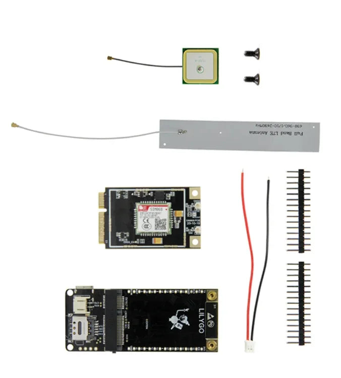 T-PCIE ESP32-WROVER-B 4MB AXP192WIFI Bluetooth Board with SIMCom SIM7000G SIM7600SA SIM7600E SIM7600JC-H SIM7070G LTE 4G module