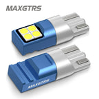 2x T10 LED Lamp W5W 168 194 LED Bulb License Plate Light 6000K Super Bright Warm White Ice Blue 3030 Car Interior Reading Lights