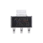 20PCS ME6118A33B3G ME6118A50B3G ME6118A SOT-223 3.3V 5V 3V3 6118A ME6118 1A Adjustable Voltage High Speed LDO Regulators SMD IC
