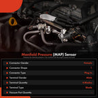 Manifold Absolute Pressure MAP Sensor AA5Z-9F479-C Replace AS436 for Ford F-150 Expedition Lincoln Navigator