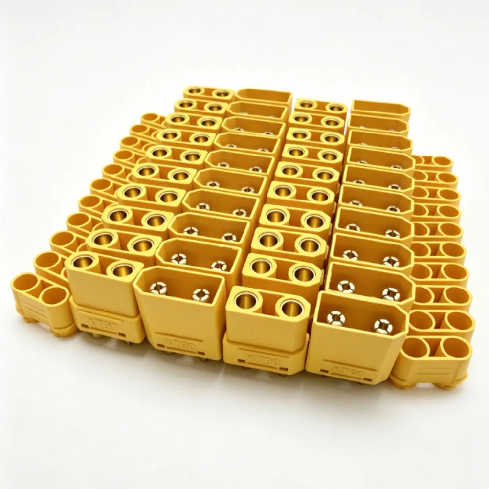 10pcs XT90 Connector XT90H Battery Connector XT-90 Male Female Bullet Connectors for RC Lipo Battery Motor DIY Parts