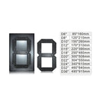 12-inch LED module 170*310mm monochrome outdoor high brightness oil price digital screen 7-segment display timing scoreboard
