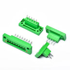 5Sets 3.81MM Pitch Through Wall Pluggable Terminal Blocks 15EDGWB 3.81 2/3/4/5/6/7/8pin Plug + Pin Header Socket Set
