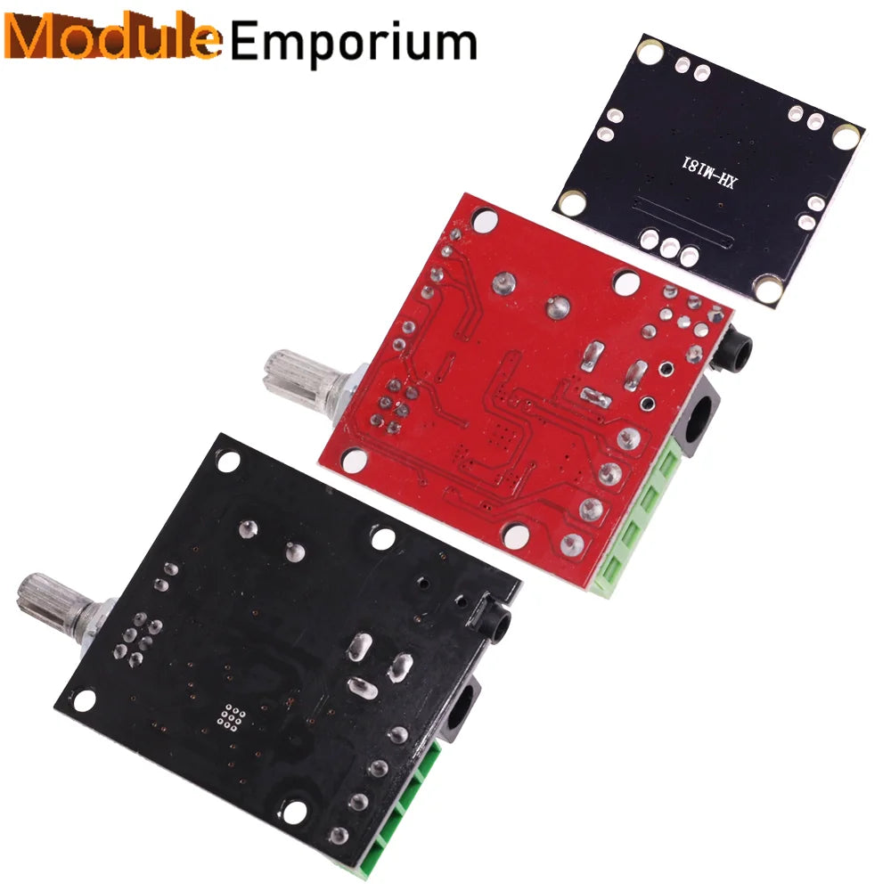 PAM8610 Digital Power Amplifier Board 2x15w Dual Channel Stereo Mini Class D 12V Mini Hi-Fi Audio Stereo Module 2X10W