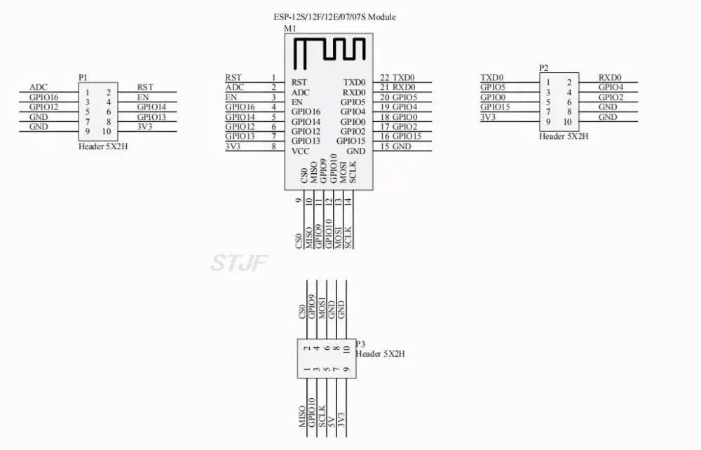 ESP8266 ESP-WROOM-32 ESP32-WROVER Development Board Test Programmer Socket Downloader for ESP-01 ESP-12F ESP-07S ESP-12S ESP32