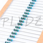 100pcs 1/4W 0R-22M 1% Metal Film Resistor 0.25W 30 33 36 39 43 47 51 56 62 68 75 82 91 100 110 120 130 150 160 180 200 220 R ohm