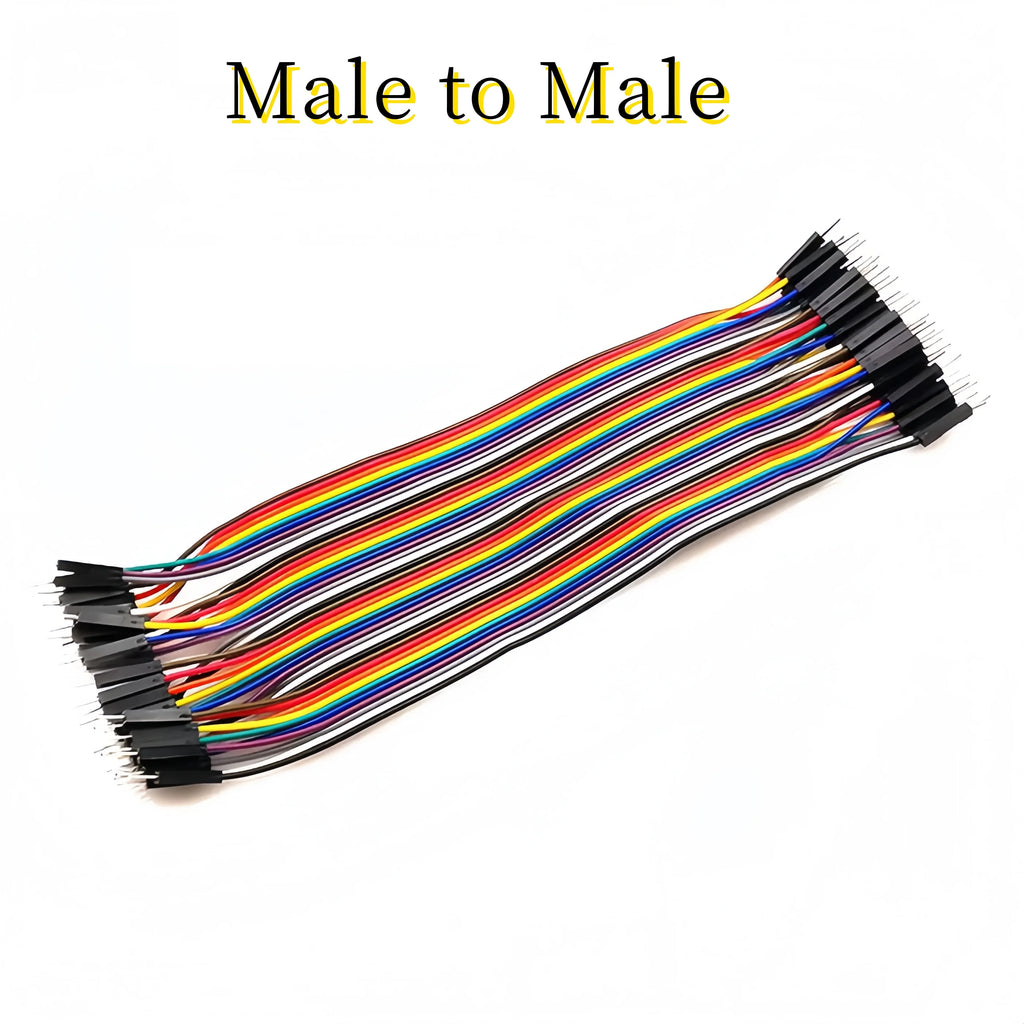 2.54mm Dupont Line 10CM 20CM 30CM 40Pin Male to Male + Male to Female and Female to Female Jumper Wire Dupont Cable for Arduino