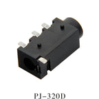 10/100Pcs PJ-320D 3.5mm Headphone Female Jack Audio SMD SMT Connector 3.5mm 4 Pin Headphone Socket Interface Connectors