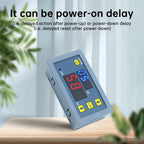 T3230 Delay Timer Relay module DC 12V/DC 24V/AC 110-220V Cyclic Timing Delay Relay 1-Channel Normally Open Relay switch 0-999s