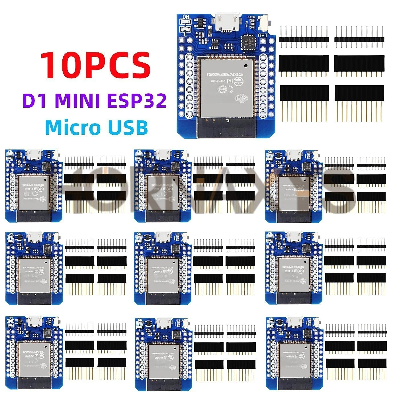 1-10PCS/ D1 Mini LIVE ESP32 ESP-32 WiFi+Bluetooth Internet of Things Development Board based ESP8266 Fully Functional TYPE-C