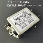 New 220V AC Anti-interference Power Supply EMI Filter CW4L2 CW4L2-20A-S CW4L2-6A-S CW4L2-10A-S CNC Purifier for Enhanced Perform