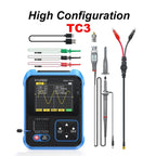 FNIRSI DSO-TC4/DSO-TC3 Digital Oscilloscope Transistor Tester 10MHz 48Ms/s Electronic Component Measurement Tool W/ USB Charger