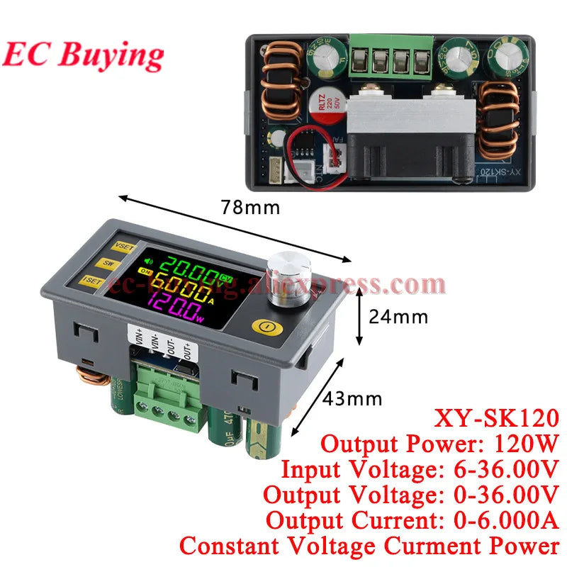 SK150 SK120 SK60 SK150S Buck Boost Converter 150W 120W 60W CNC CC CV MPPT Power DC Adjustable Regulated Solar Charging Module