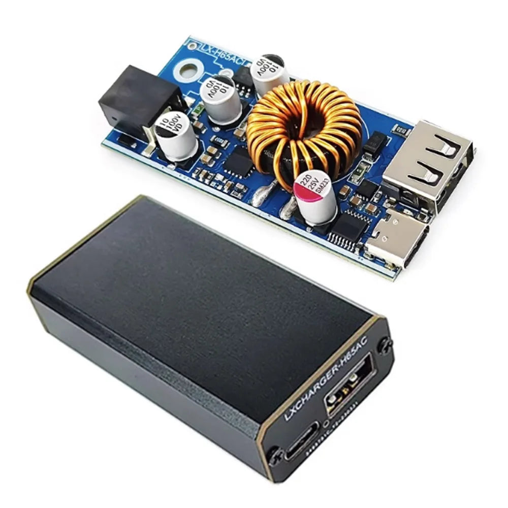 XT60 XT90 DC20-90V PD65W PD/QC2.0 3.0 USB Type-C Mobile Phone Quick Charge Adapter Step Down Module For Apple for Huawei SCP/FCP