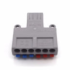 Wire Connector Mini Fast Universal Wiring Electrical Cable Conector LED Lamp Push In Terminal Block 222 SPL-62 SPL-42 Splic