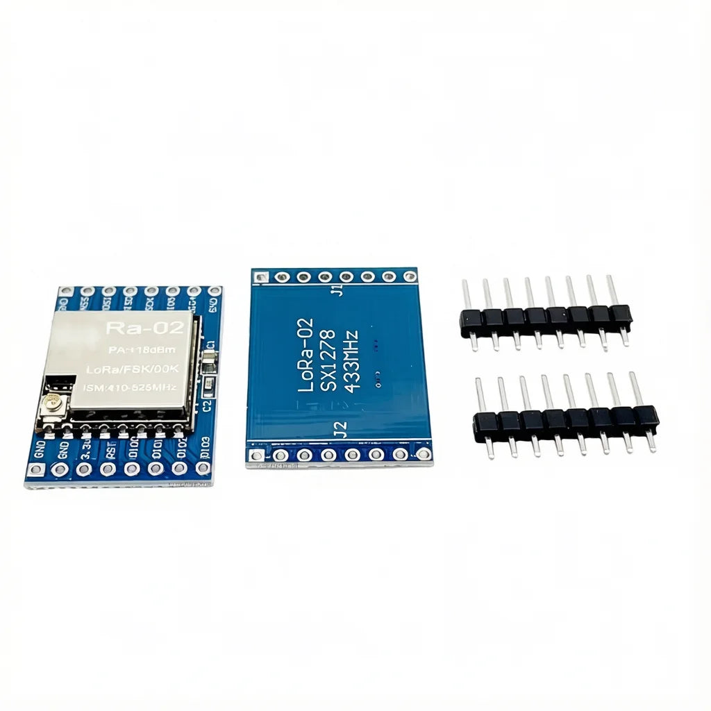 Ra-02 LoRa SX1278 Wireless RF Transceiver Module 433MHz | SPI Interface IPEX Base Wireless Breakout Board Smart Home IoT DIY
