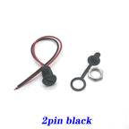 USB 2P/4P/5P/6P Connector Type-C Waterproof with PH 2.0 Nut Locking Plate Female Waterproof High Current Fast Charging Jack Port