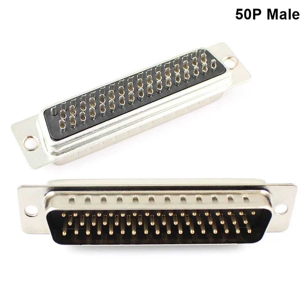 5pcs HD D-SUB 15 26 44 50 62 Pin Male Female Solder Type Connector Mount Serial Port Adapter 3 Rows DB15 DB26 DB44 DB50 DB62