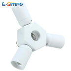 1pc E27-4E27 7E27 E26CFL LED Lamp Base Light Socket Splitter Extender Universal 250V2A Medium Edison Screw Lamp Holder Adapter