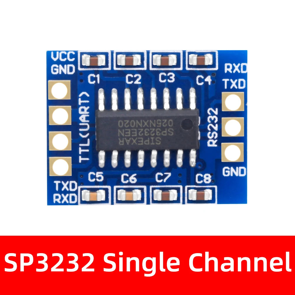 SP3232 RS232 to TTL Bidirectional Level Shifter 3-5.5V Wide Voltage Serial Adapter for Arduino DIY Module