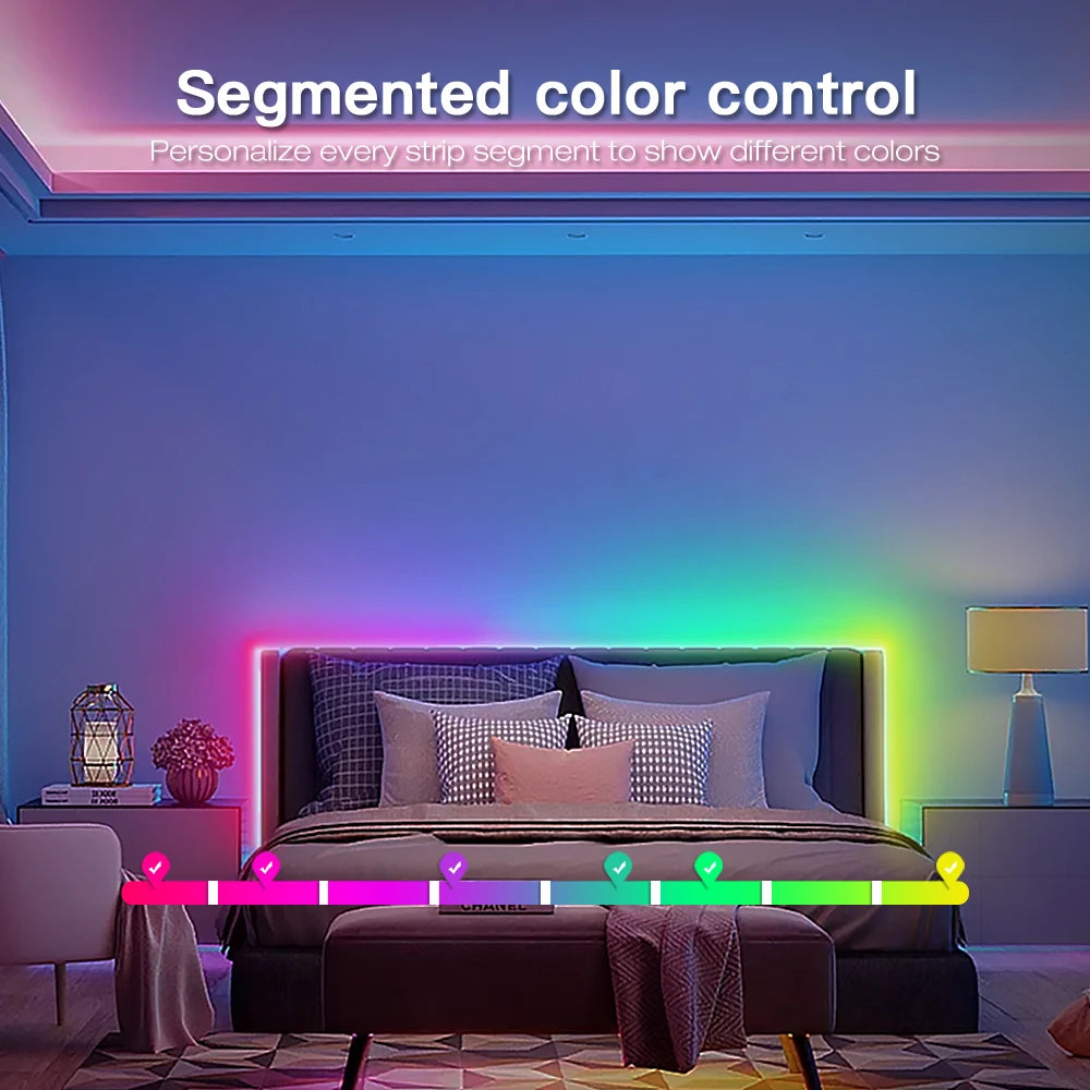 GLEDOPTO WLED LED Controller ESP32 Mic Music UART RGB IC Digital Lights Addressable String Lighting WS2811 WS2812B WS2815 SK6812