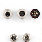 M12 flange mounting sensor connector  front/rear panel waterproof male&female plug screw threaded coupling 4 5 8Pin  connectors