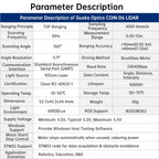 WitMotion TOF Laser Lidar Outdoor Light Resistance 5000Hz 60Klx 12m 360° Scanning
