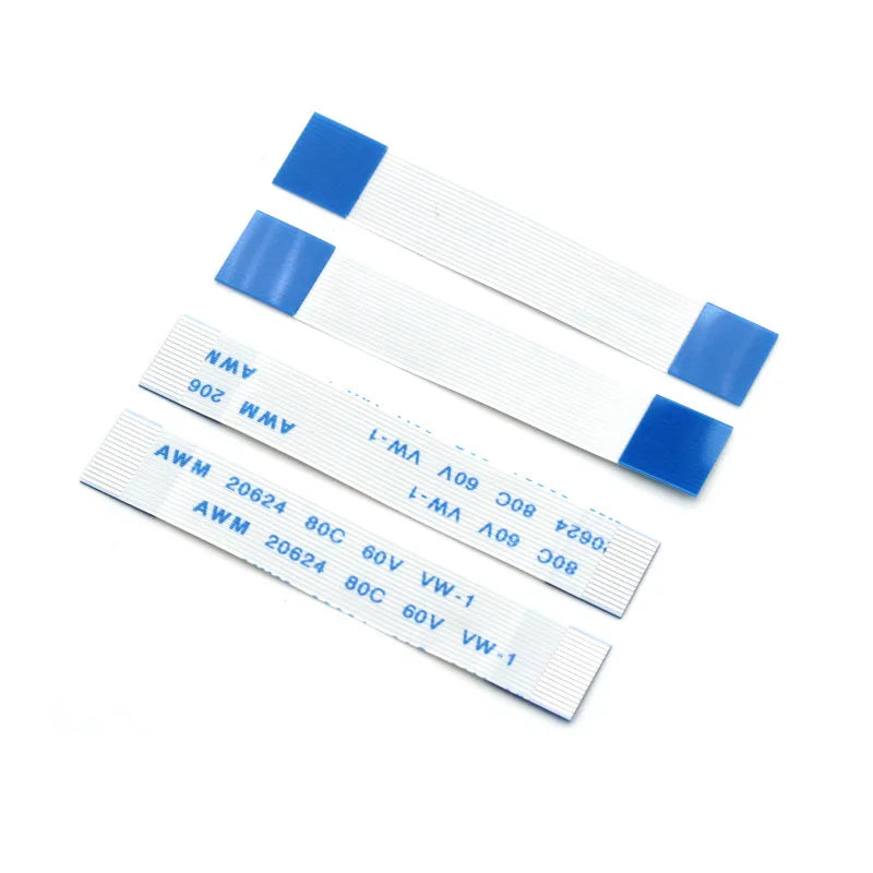 5PCS FPC FFC Ribbon Flexible Flat Cable11/13/15/17/19/21/23/25/27/29/31/33-55P Pitch 0.5MM 1.0MM A-Type Wire Length