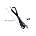 10K B3435 NTC Temperature Sensor Highly Accurate Thermistor Temperature Measuring Probe for Boiler Cold Storage Monitoring