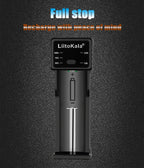 LiitoKala Lii-100C Lii-100 B Battery Charger For 18650 18350 26650 16340 RCR123 14500 3.7V 1.2V Ni-MH Ni-Cd 2A USB Smart Charger
