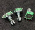 Taiwan EC11 encoder F11E side adjustment 20 bits 20 pulses with switch 15mm flower shaft 360 degrees