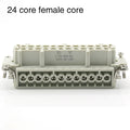 24 Core Heavy Duty Connector HDC-HE-24 The Male Connector and the Female Connector 16A500V Aviation Plug Core